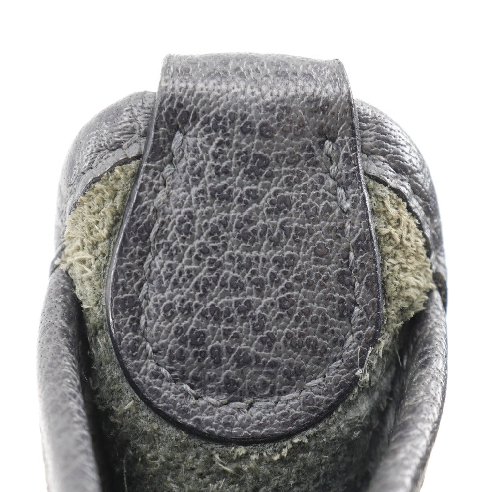 HERMES Shoulder Bag leather gray Vespa 28 Women  d