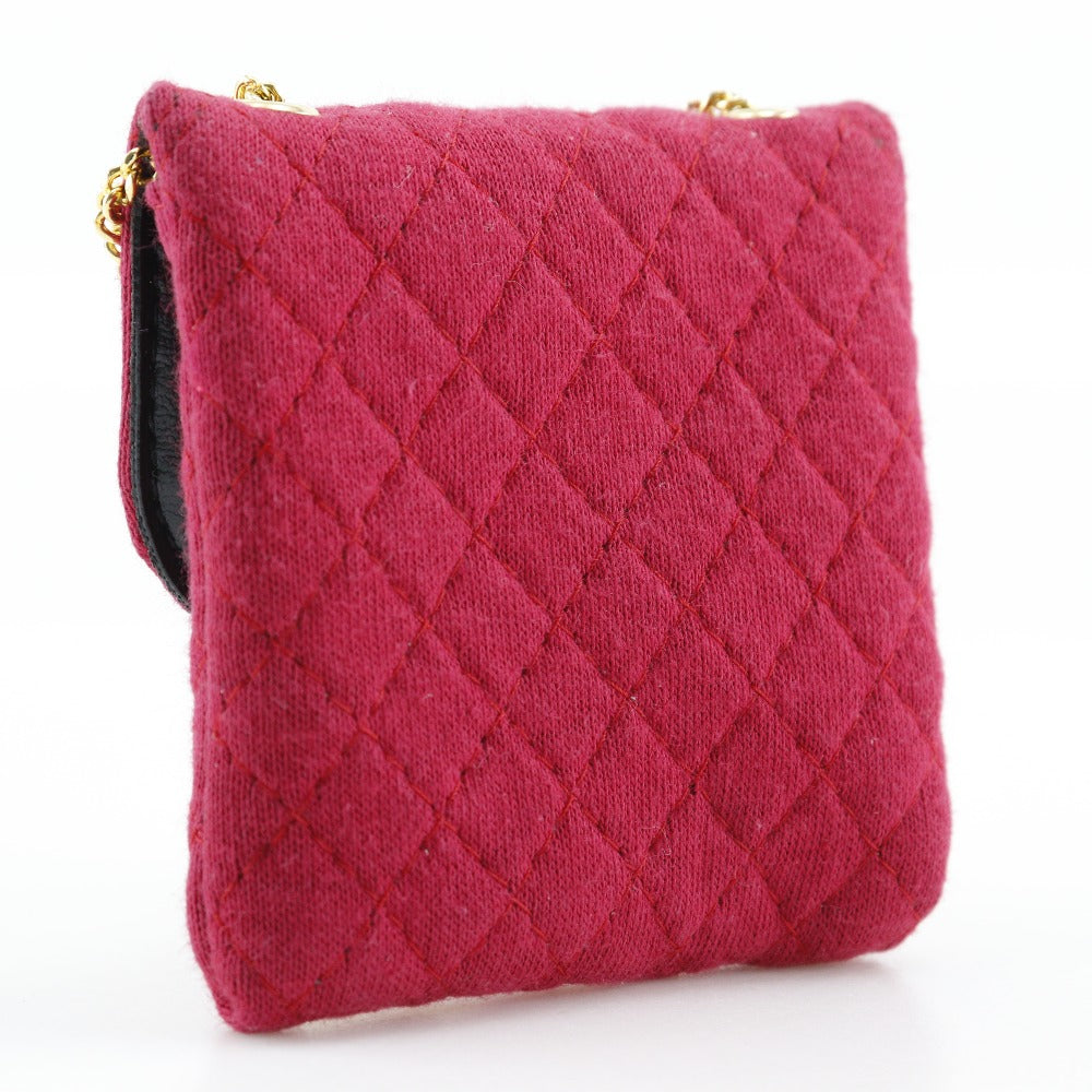 Chanel Chain Pouch Cotton Pouch