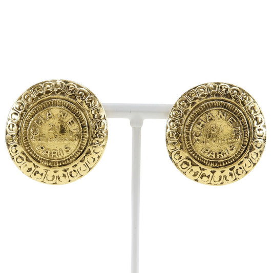 CHANEL Earring Plated Gold gold   31 RUE CAMBON COCO Mark Women