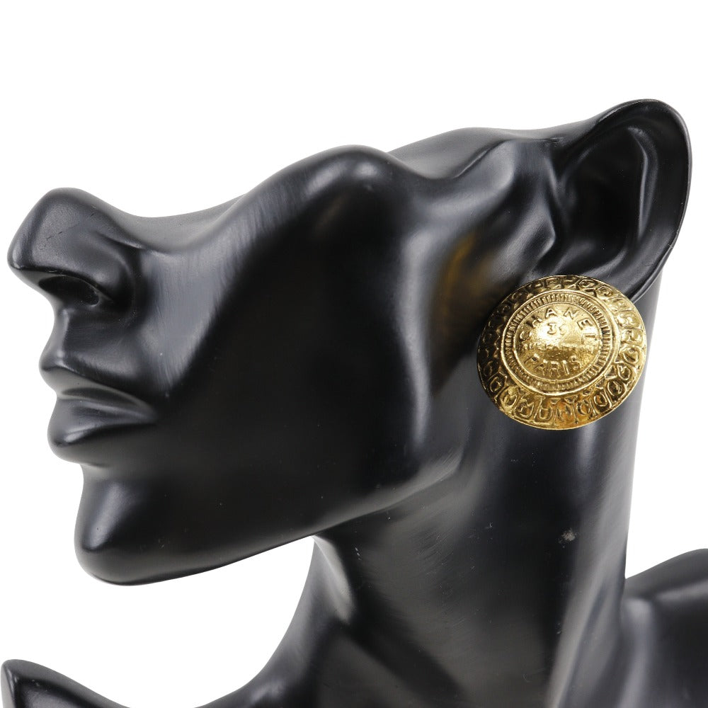 CHANEL Earring Plated Gold gold   31 RUE CAMBON COCO Mark Women