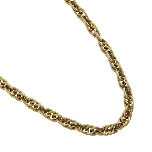 CHANEL Necklace Plated Gold gold   Long chain Women