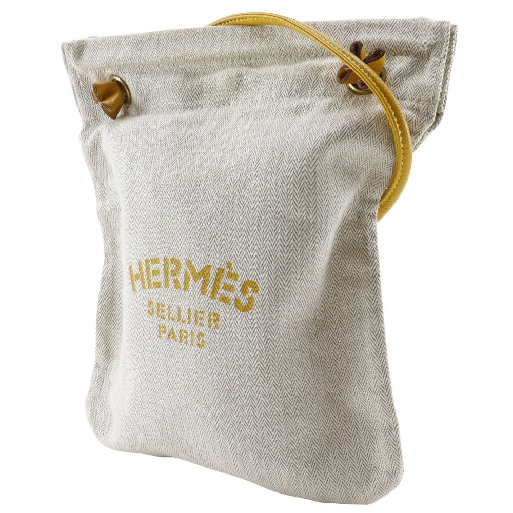 HERMES Shoulder Bag Towal chevron natural Sac Aline 2PM Women  d