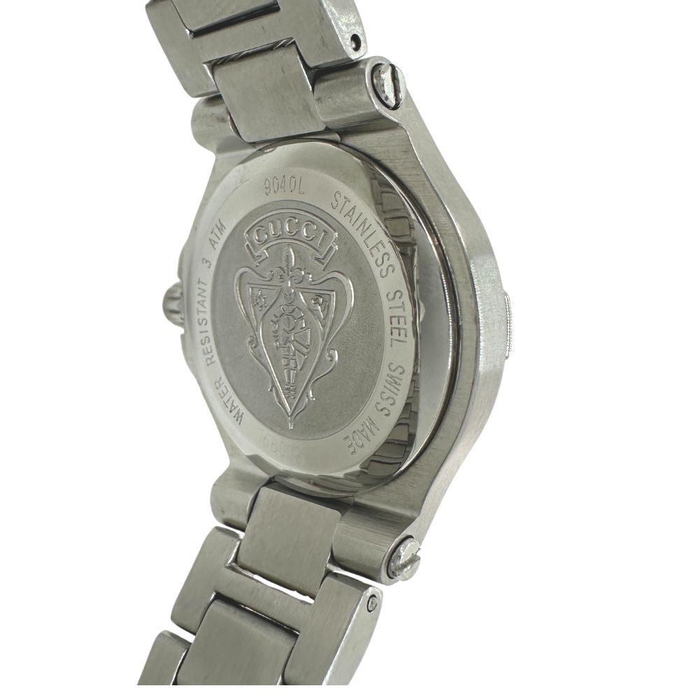 GUCCI Watches Quartz 9040L Stainless Steel Silver black dial Women  d