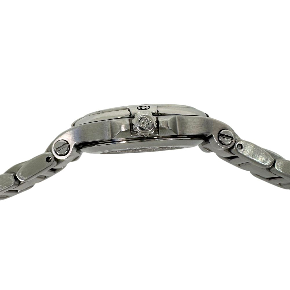 GUCCI Watches Quartz 9040L Stainless Steel Silver black dial Women  d