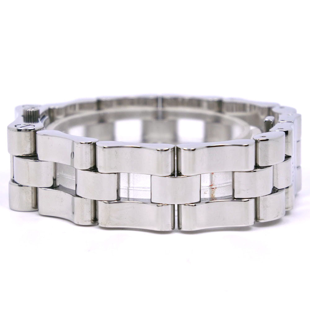 GUCCI Watches Quartz 2305L Stainless Steel Silver black dial Women