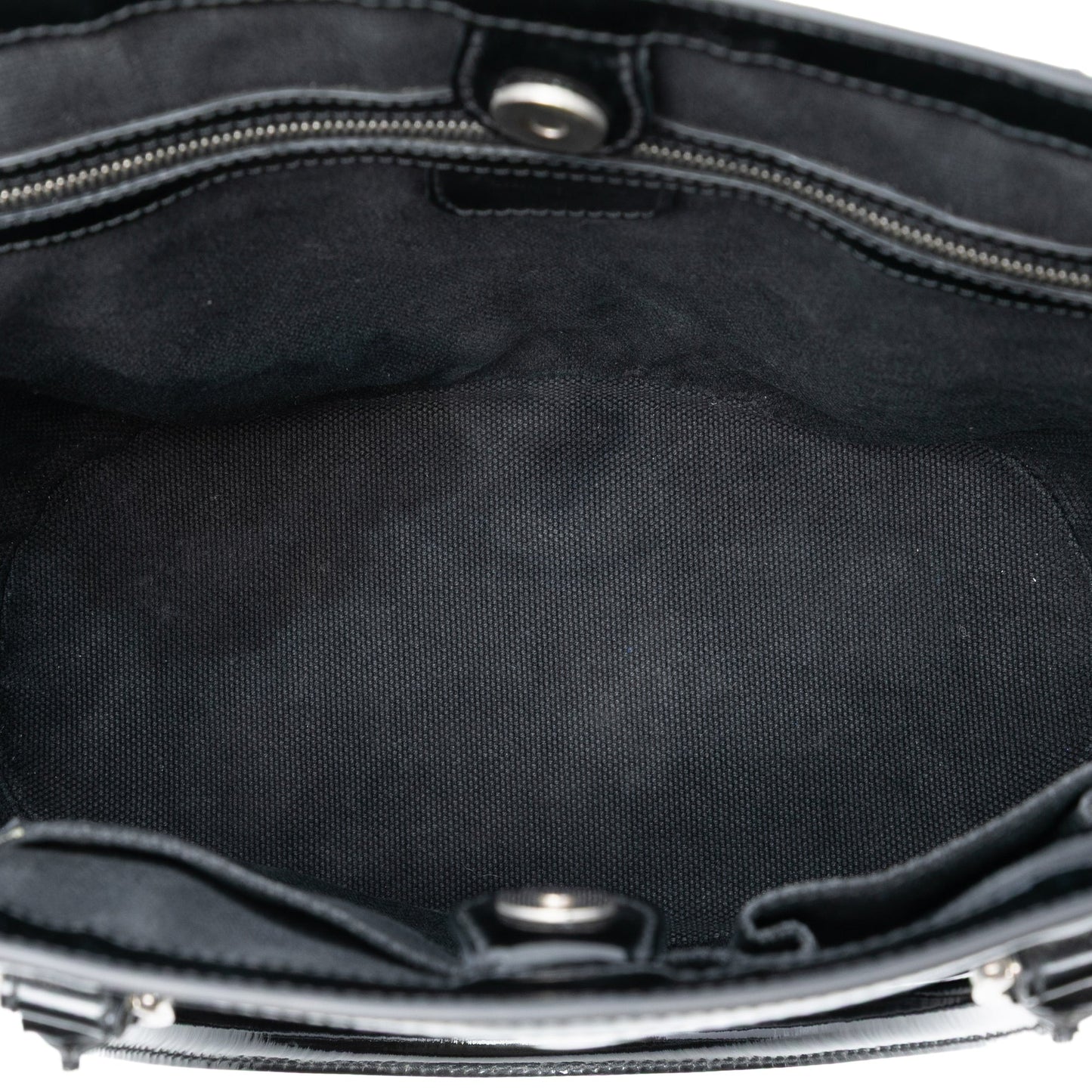 Black Dior Diorissimo Trotter Patent Tote