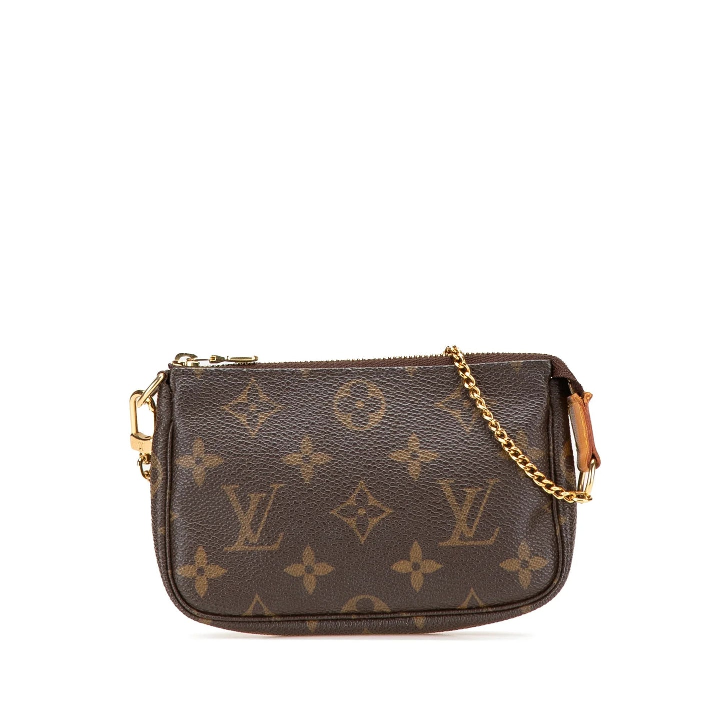 Brown Louis Vuitton Monogram Mini Pochette Accessoires Handbag