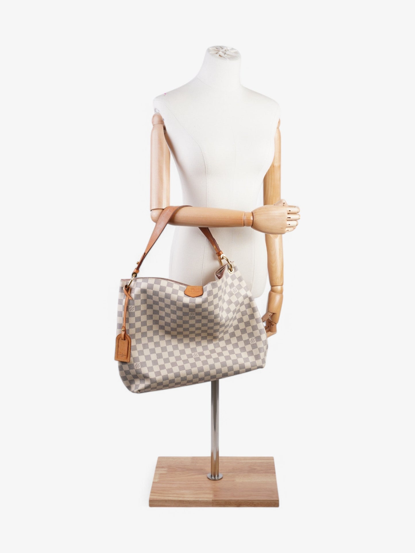 Louis Vuitton Graceful Damier Azur Coated Canvas MM