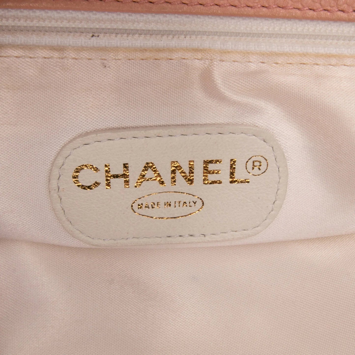 Pink Chanel CC Caviar Chain Tote