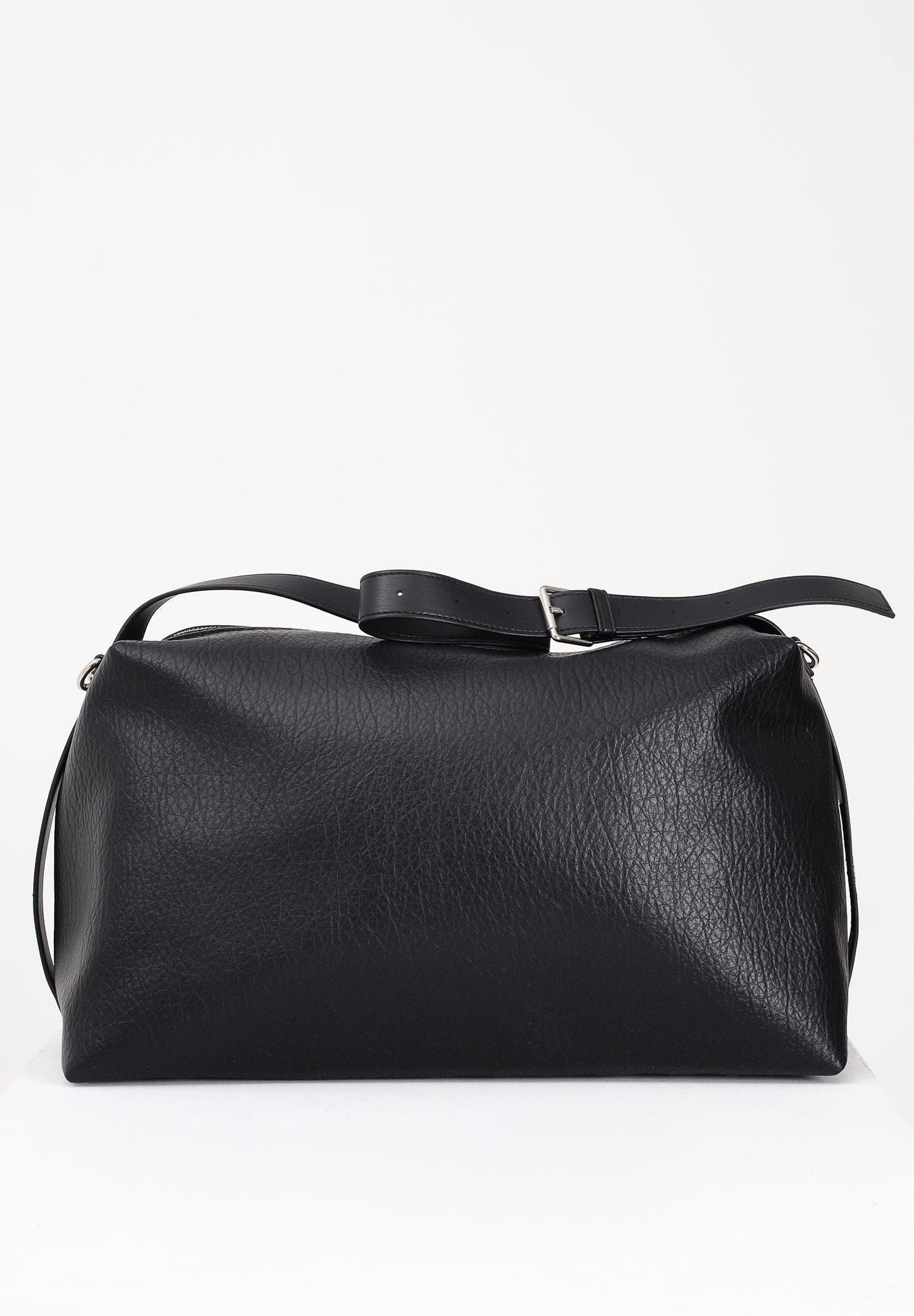 Shopper nera da donna con logo