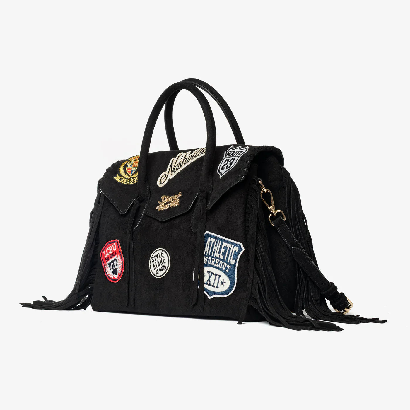BORSA A MANO LAYA SUEDE MEDIUM