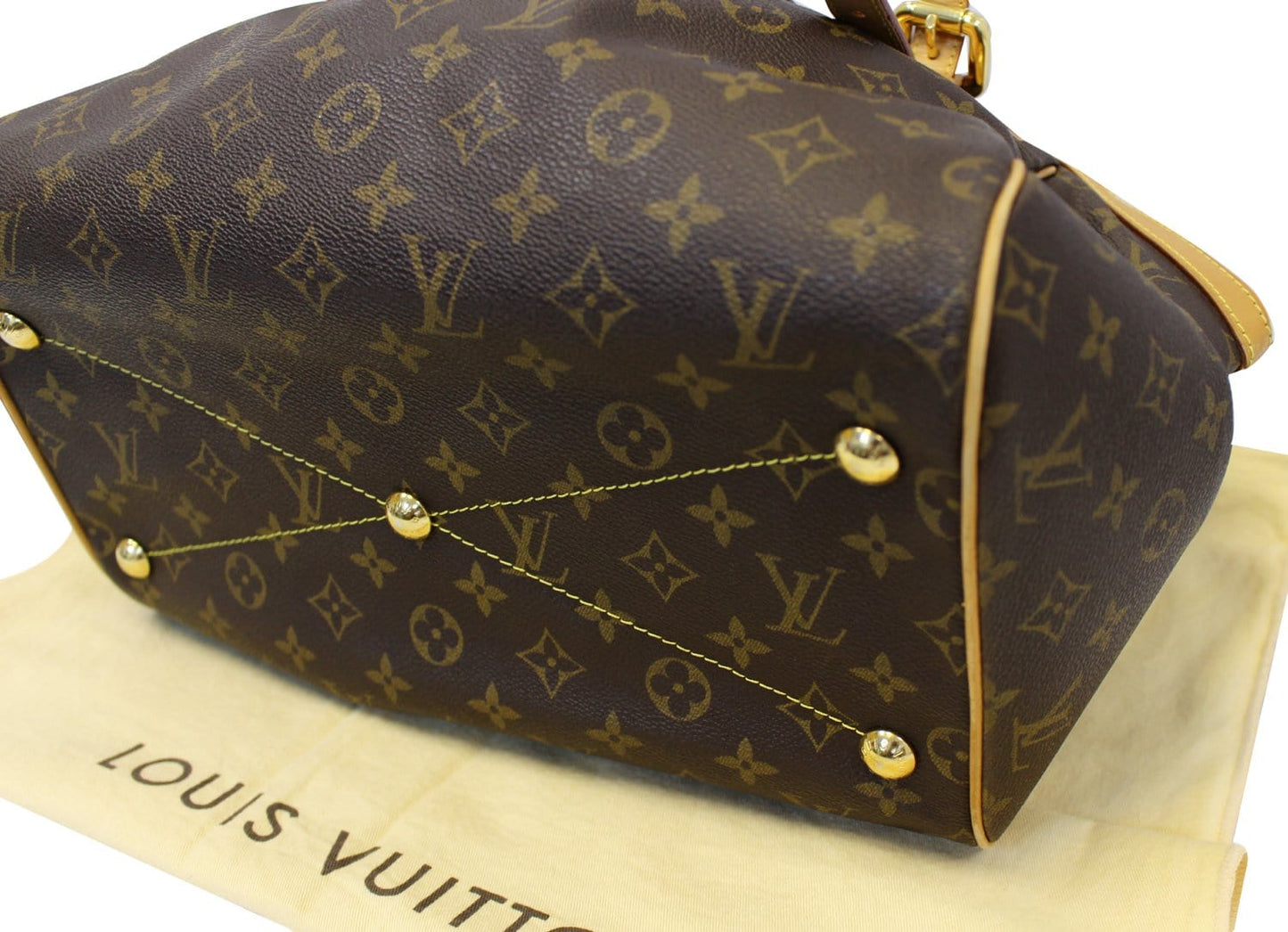 LOUIS VUITTON Monogram Canvas Tivoli GM Brown Shoulder Bag