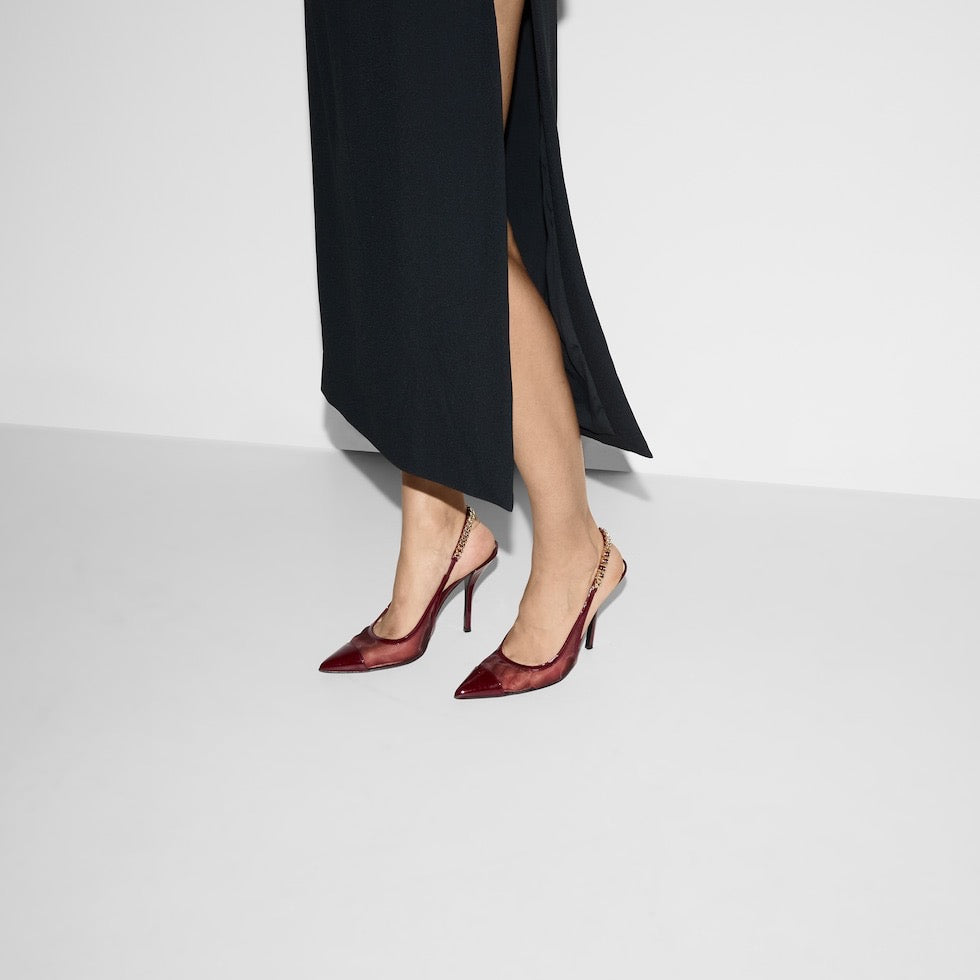 SE1580 Gucci Signoria Slingback Pump / Size5-11