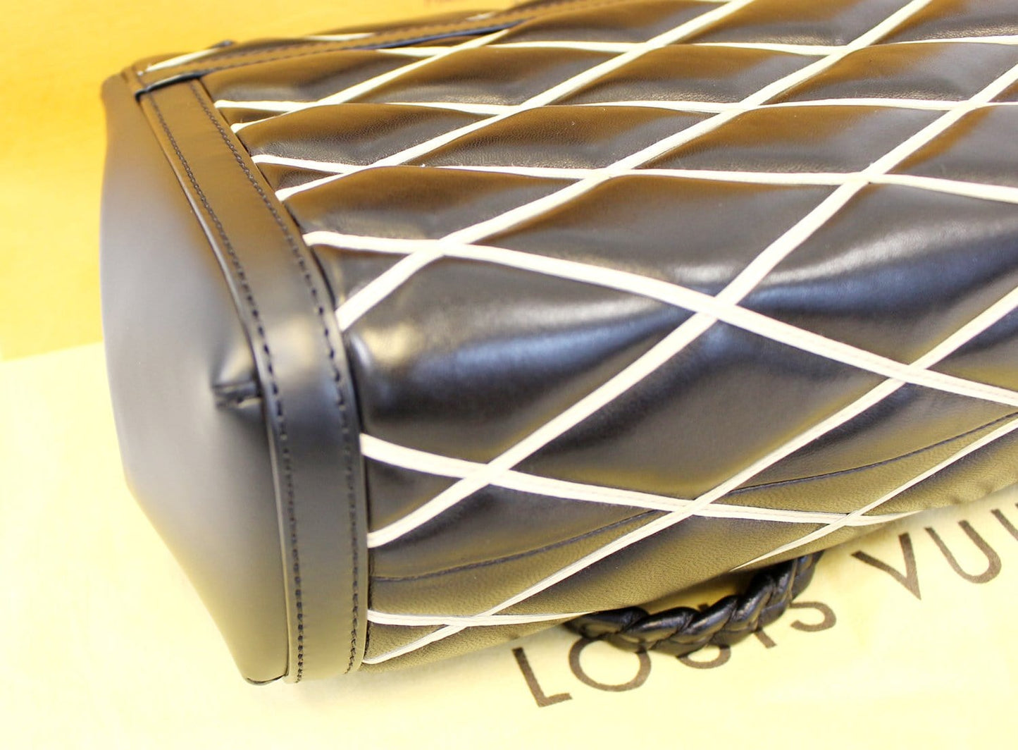 LOUIS VUITTON  Leather Malletage Pochette Flap Shoulder Bag - 20% Off