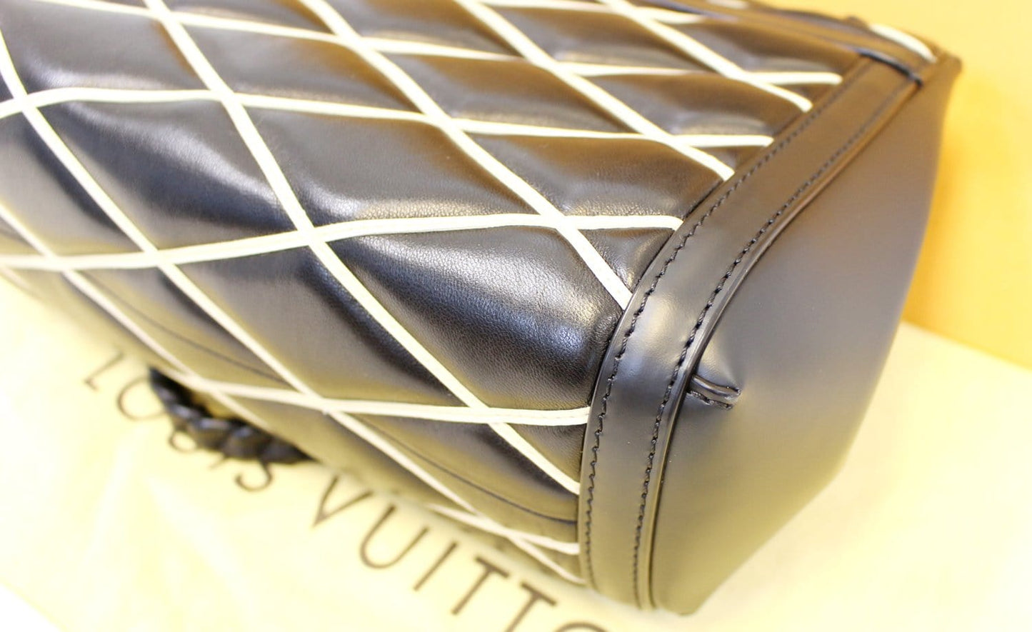 LOUIS VUITTON  Leather Malletage Pochette Flap Shoulder Bag - 20% Off