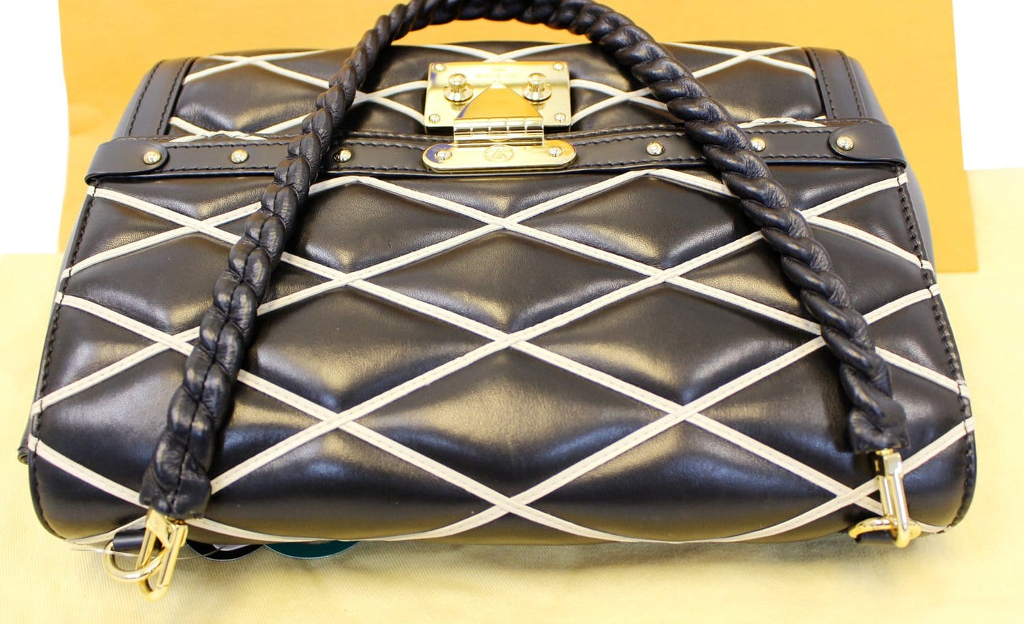 LOUIS VUITTON  Leather Malletage Pochette Flap Shoulder Bag - 20% Off