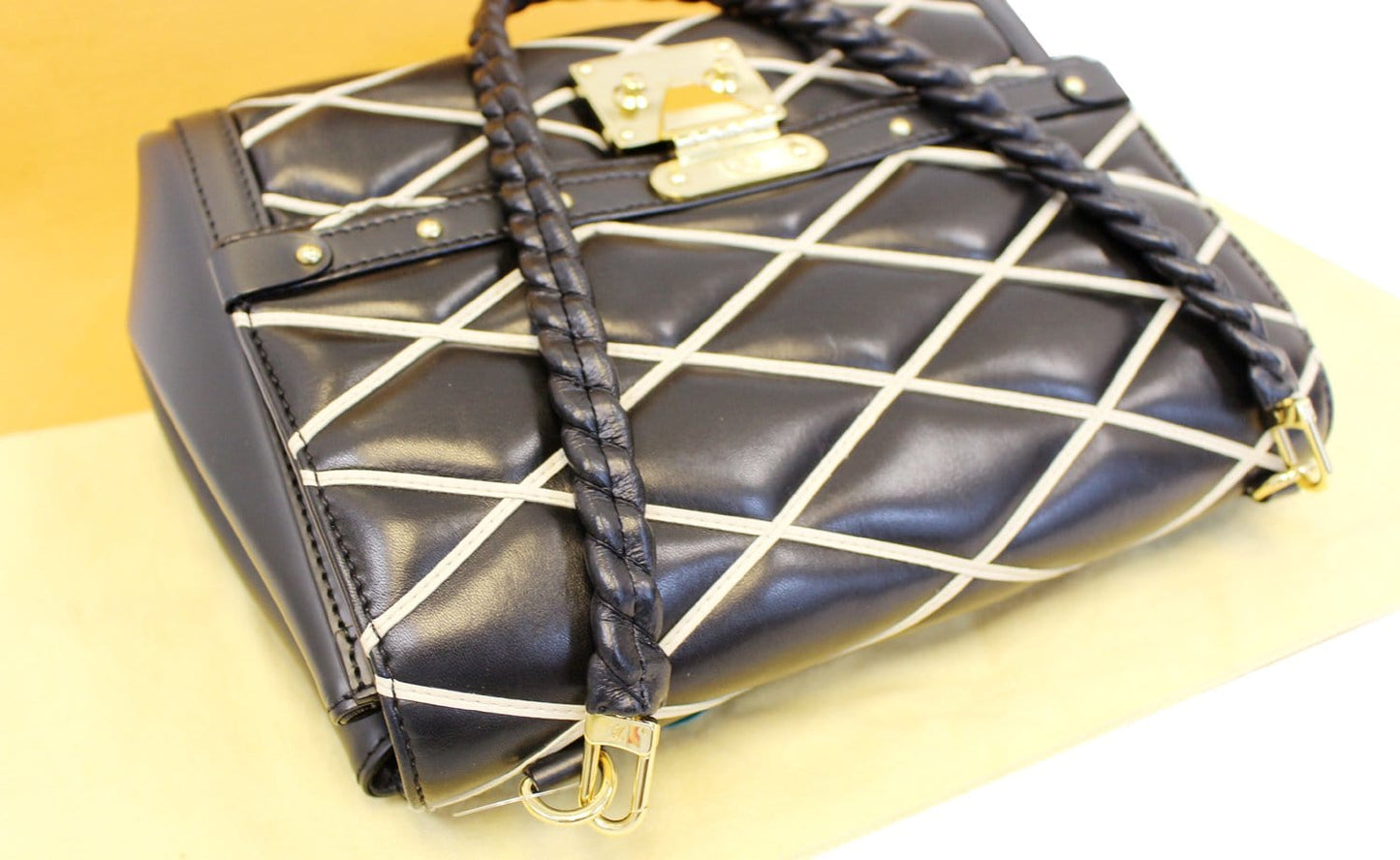 LOUIS VUITTON  Leather Malletage Pochette Flap Shoulder Bag - 20% Off