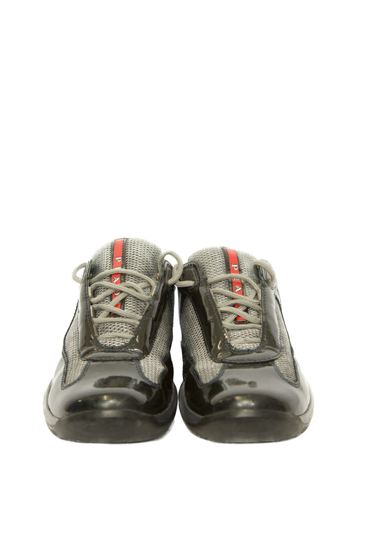 Prada American Cup Lace-Up Trainers