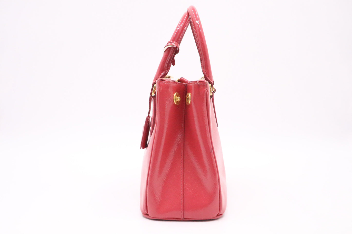 Prada Medium Galleria in Pink Patent Leather