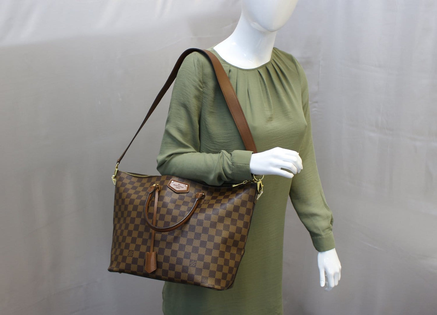 LOUIS VUITTON Belmont Damier Ebene Shoulder Bag