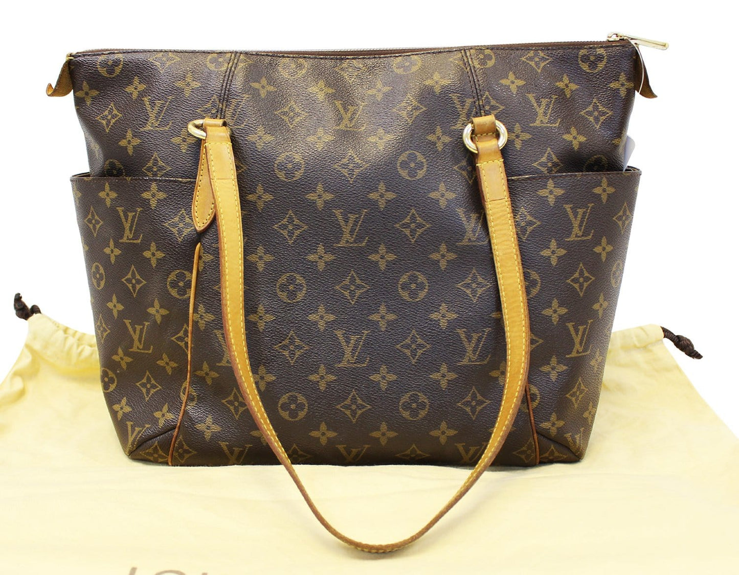 LOUIS VUITTON   Monogram Canvas Totally MM Tote Brown Bag