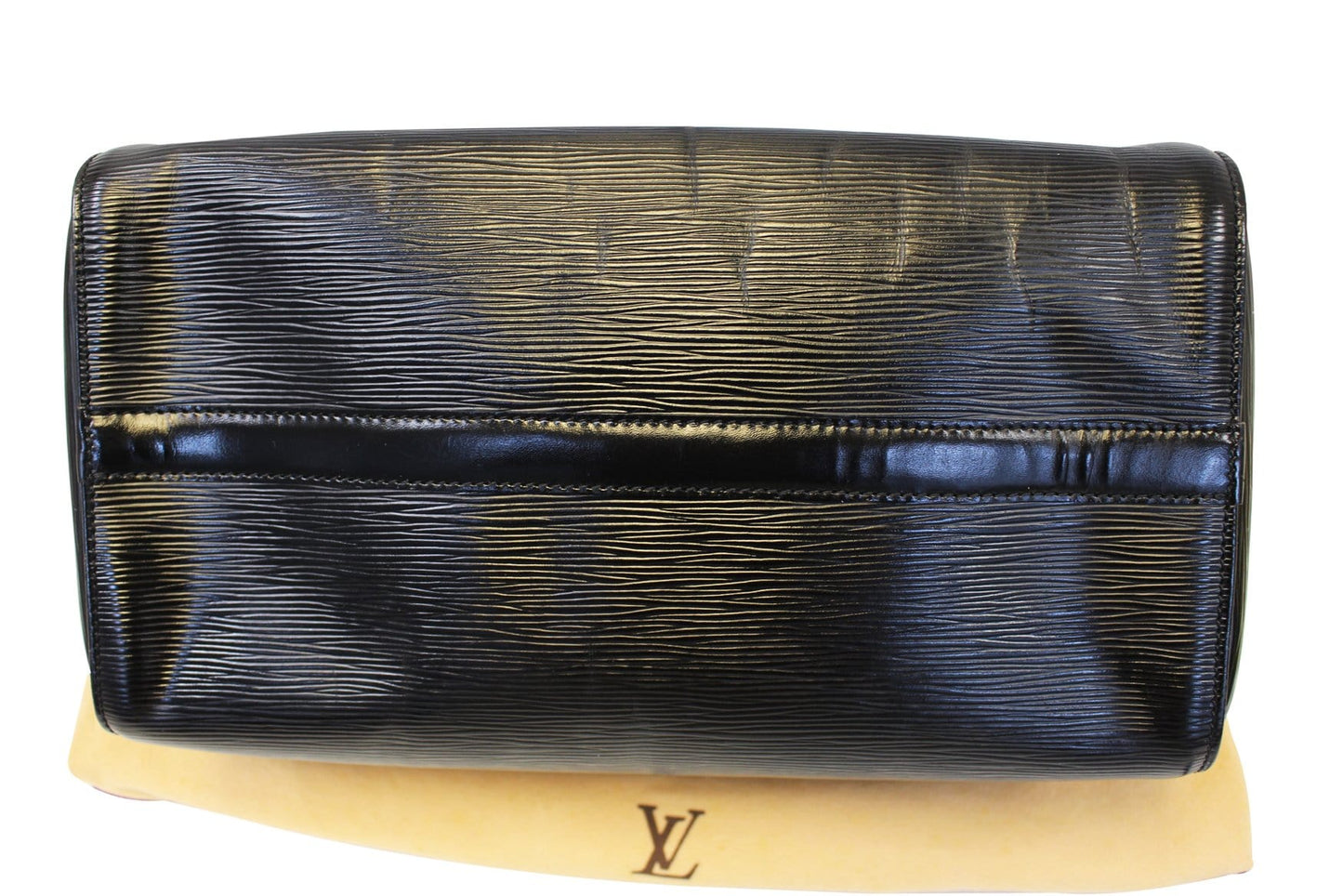 LOUIS VUITTON Epi Leather Black Speedy 30 Satchel Bag
