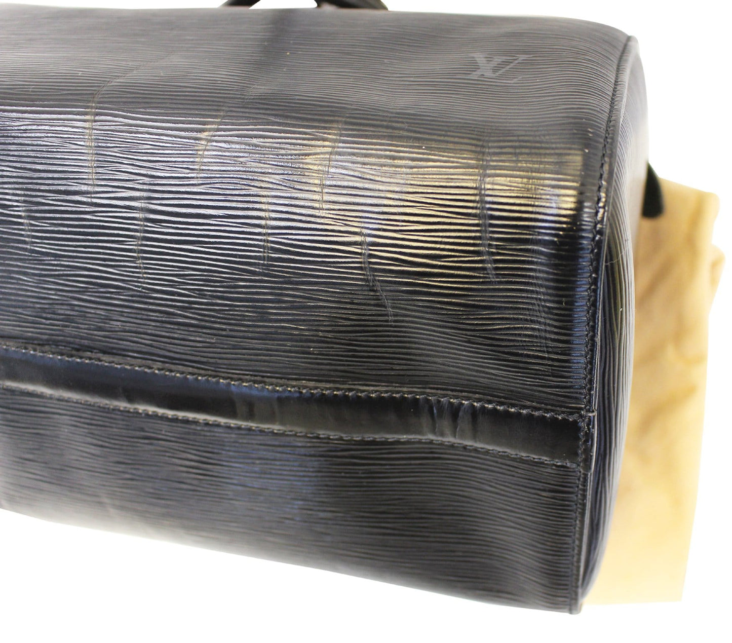 LOUIS VUITTON Epi Leather Black Speedy 30 Satchel Bag