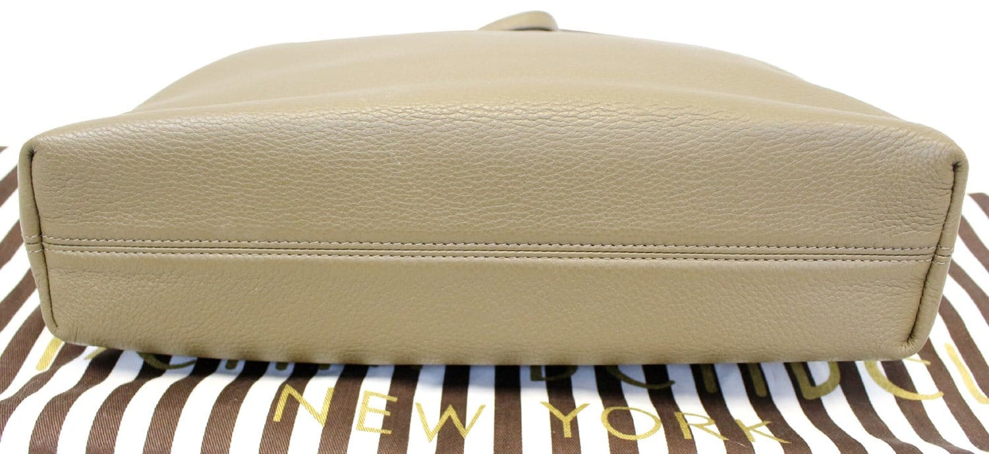 Henri Bendel Khaki 2 way Khaki Leather Shoulder Handbag