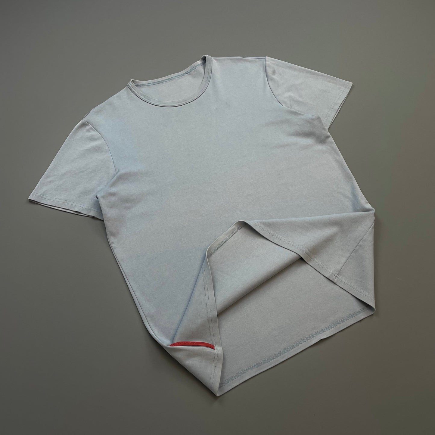 Prada Sport 00s Blue Cotton Tee