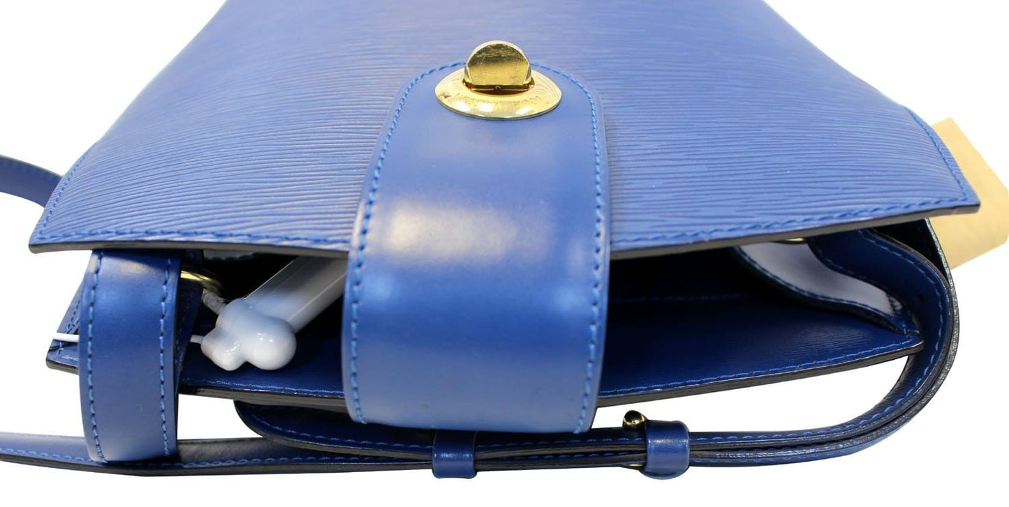 LOUIS VUITTON Shoulder Bag  Epi Leather Cluny Blue