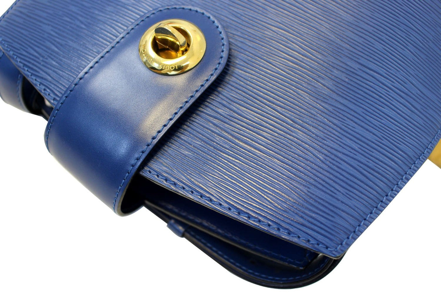 LOUIS VUITTON Shoulder Bag  Epi Leather Cluny Blue
