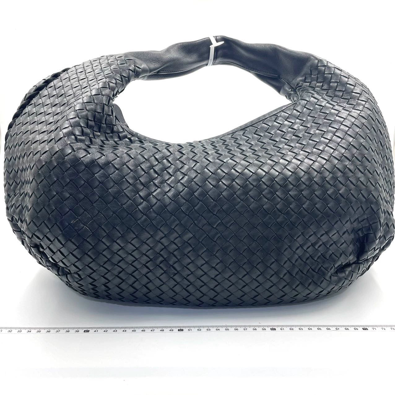 Bottega Veneta Black Belly Hobo Intrecciato Nappa Leather Handbag Large