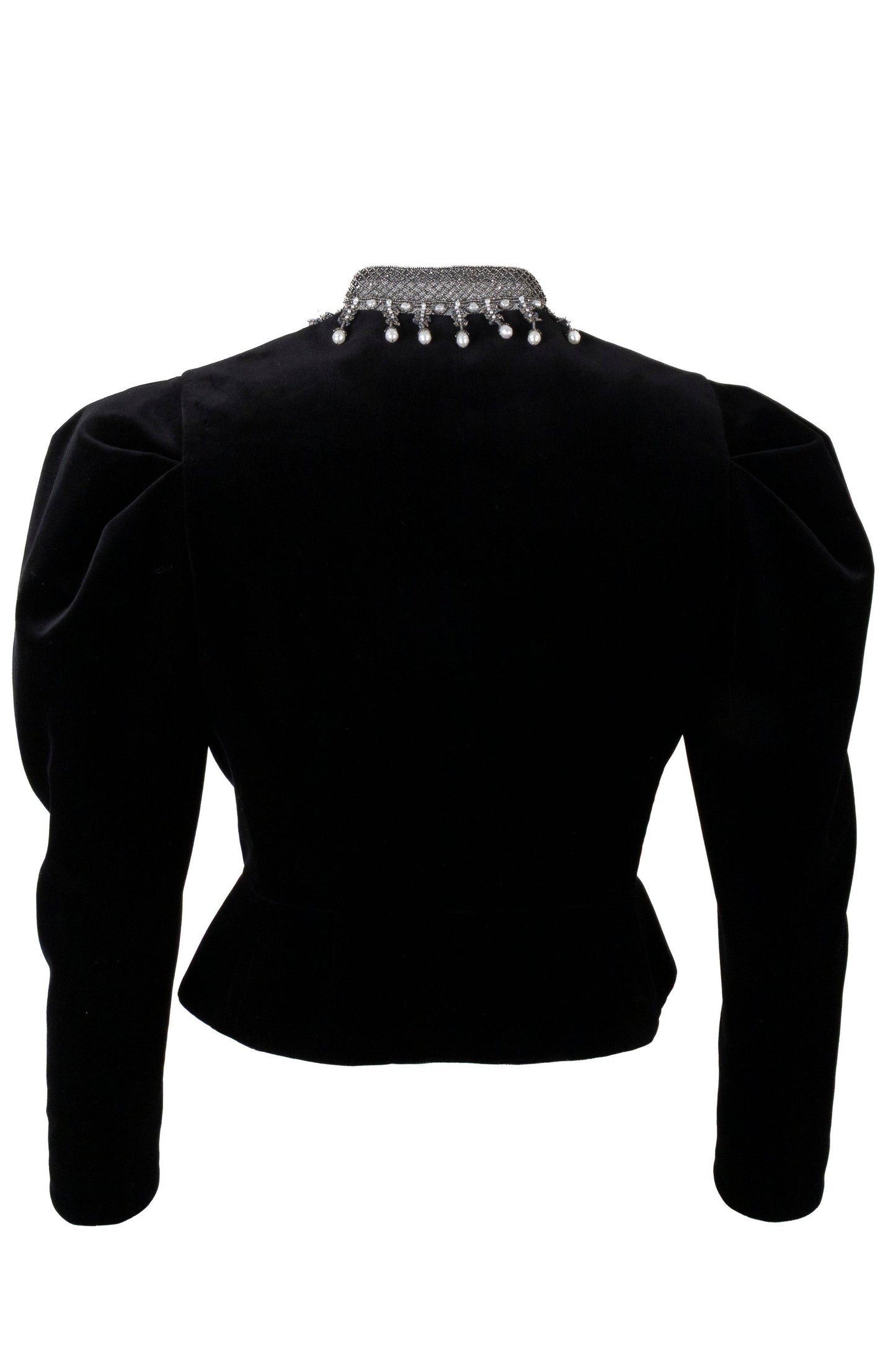 CHRISTIAN DIOR Pearl Jacket Velvet Cruise 2025 Black