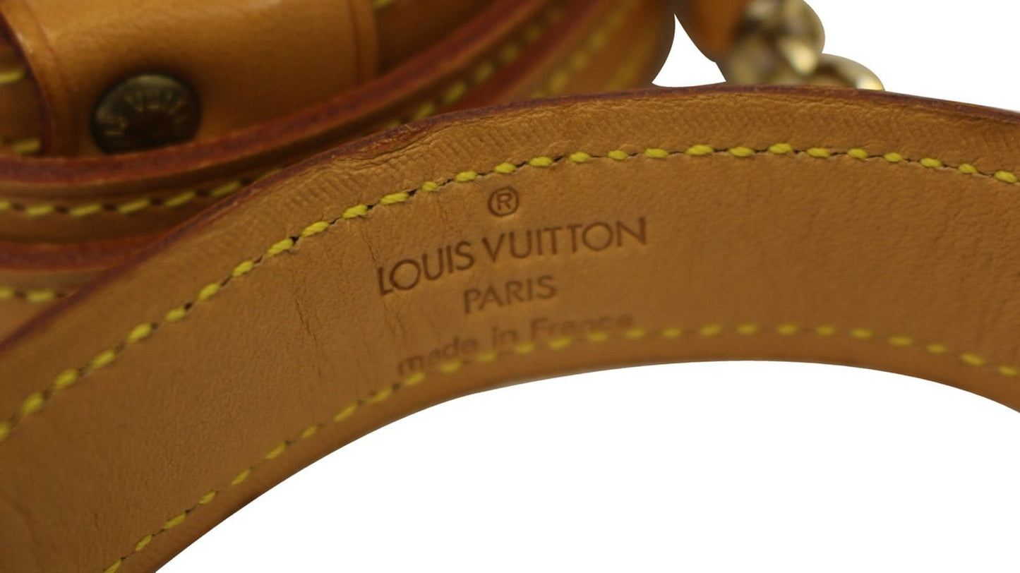 LOUIS VUITTON Monogram Collier Baxter Dog Leash MM Lead