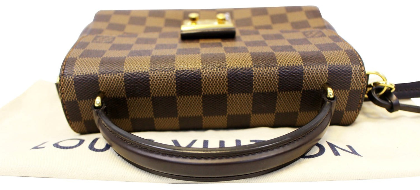 LOUIS VUITTON Damier Ebene Croisette Shoulder Bag
