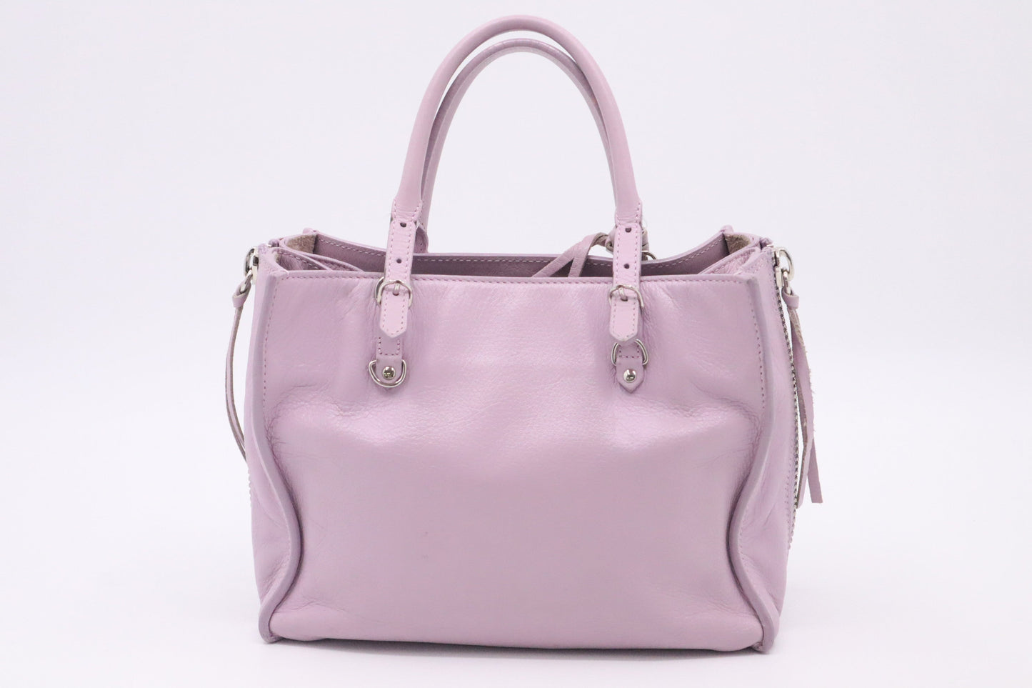 Balenciaga Papier Handbag in Lilac Leather