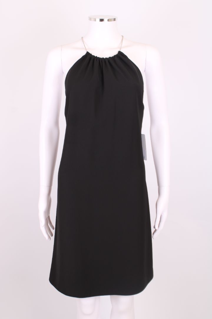 Prada Chain Strap Slip Dress Black S