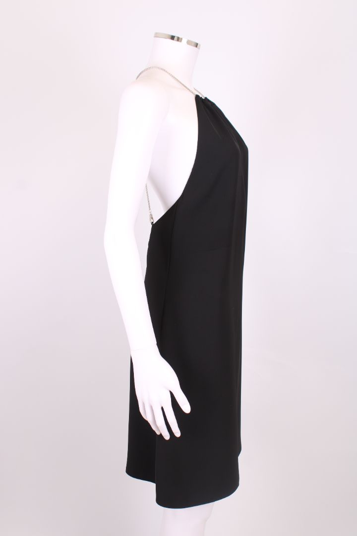 Prada Chain Strap Slip Dress Black S
