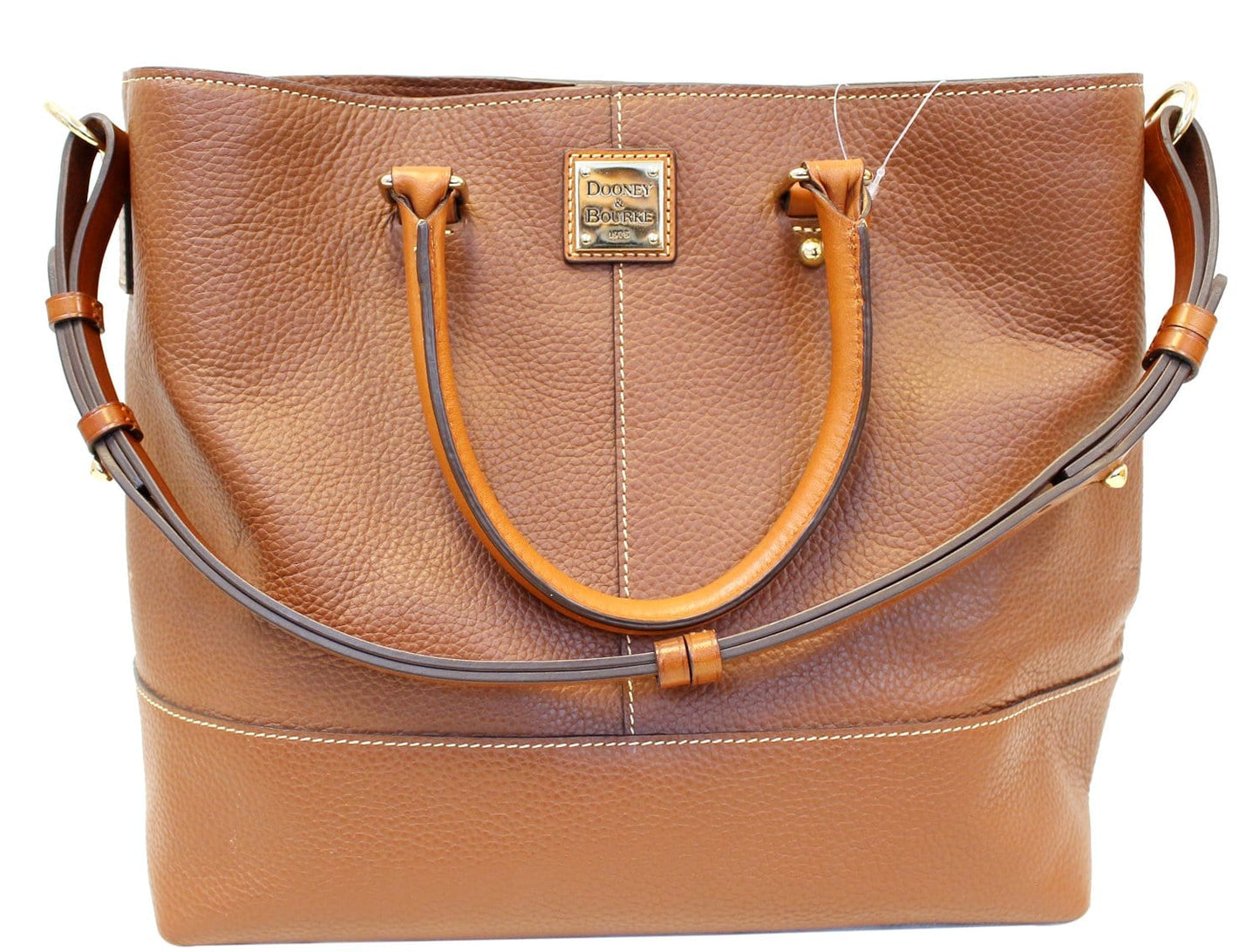 Dooney and Bourke Top Handle Brown Leather Shoulder Bag