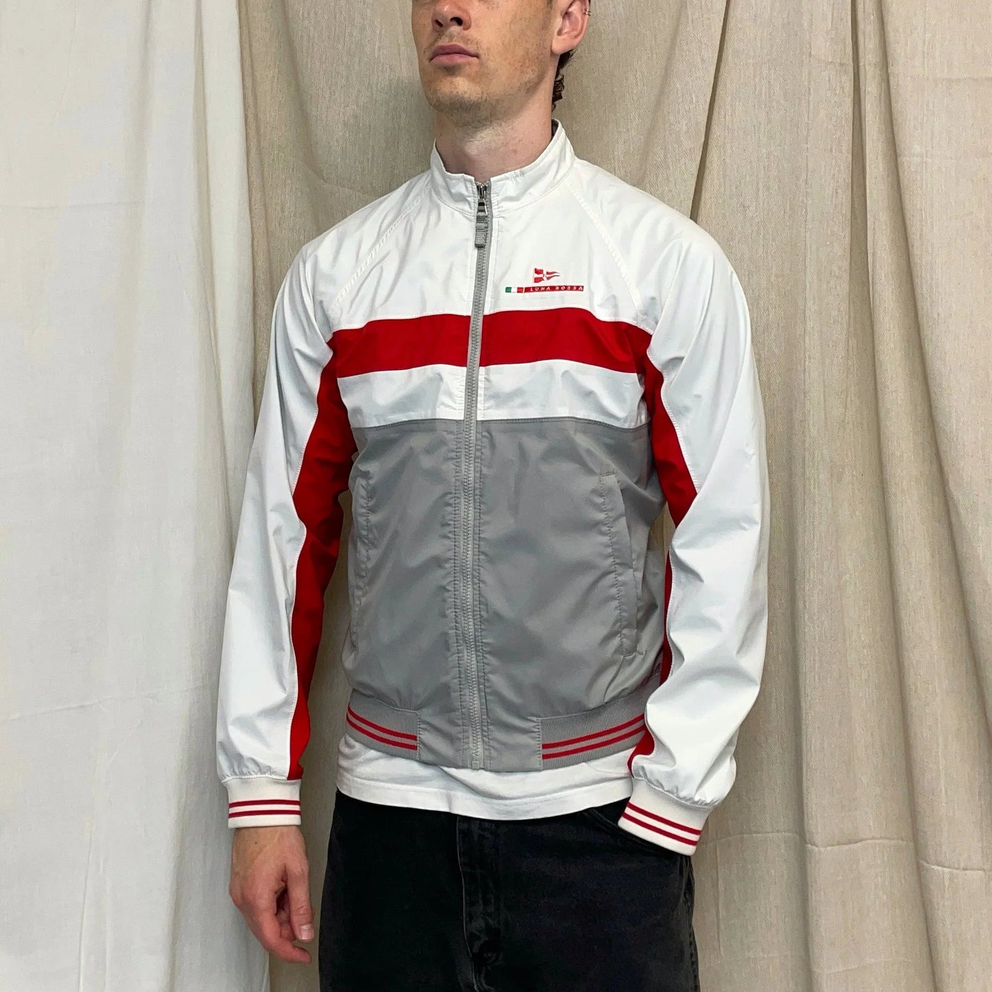 Prada Sport Luna Rossa 2000s Sailing Team Racing Windbreaker Jacket