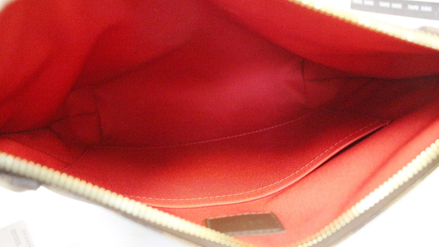 LOUIS VUITTON Damier Ebene South Bank Besace Crossbody Bag