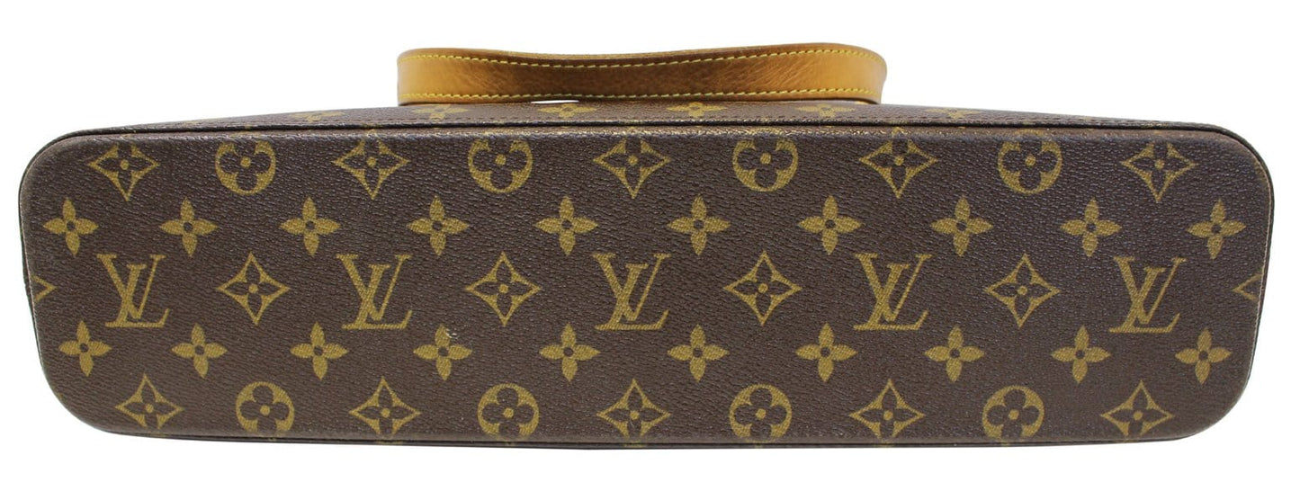 LOUIS VUITTON Monogram Canvas Brown Luco Tote Handbag