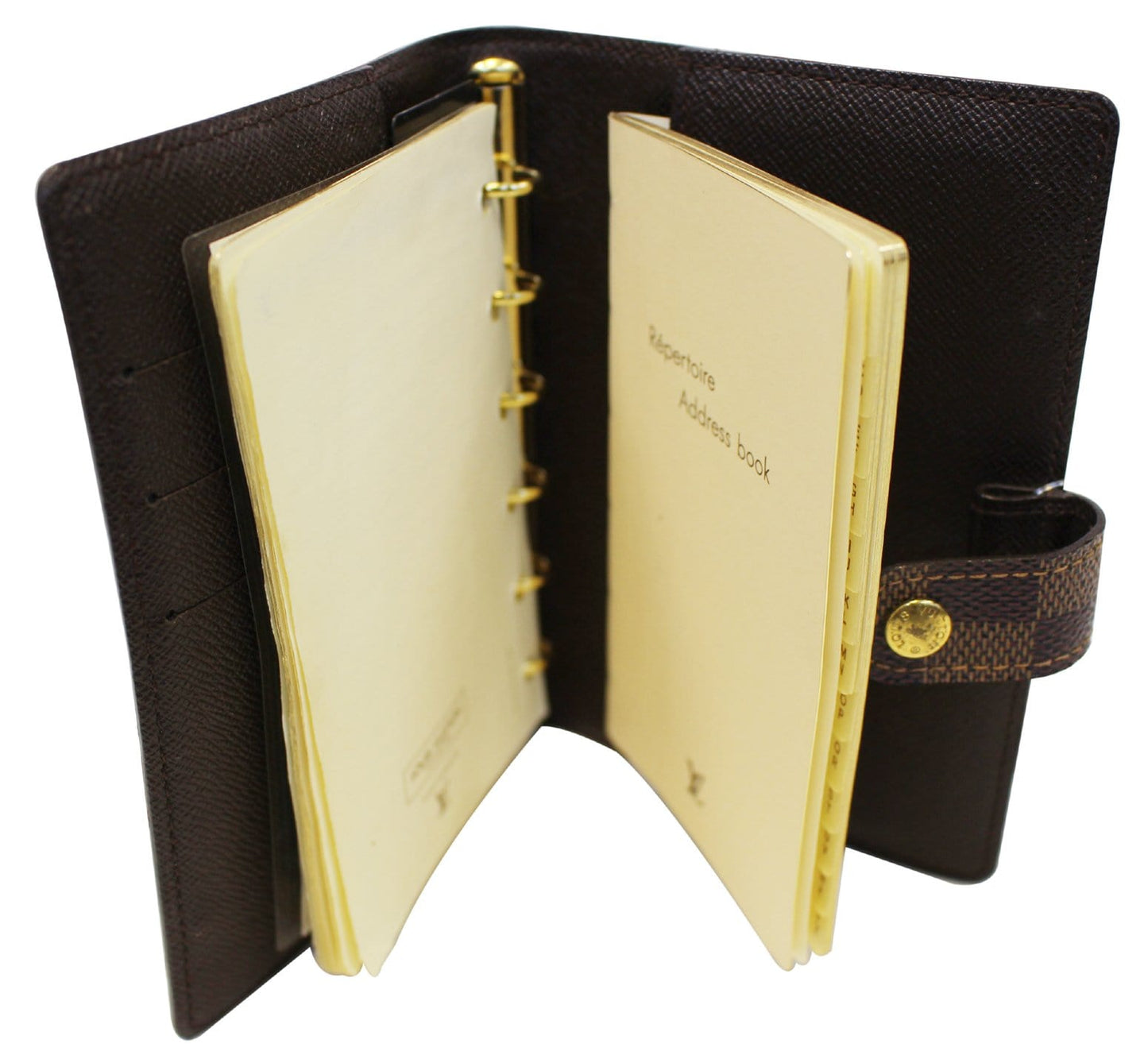 LOUIS VUITTON Damier Ebene Agenda PM Day Planner Cover