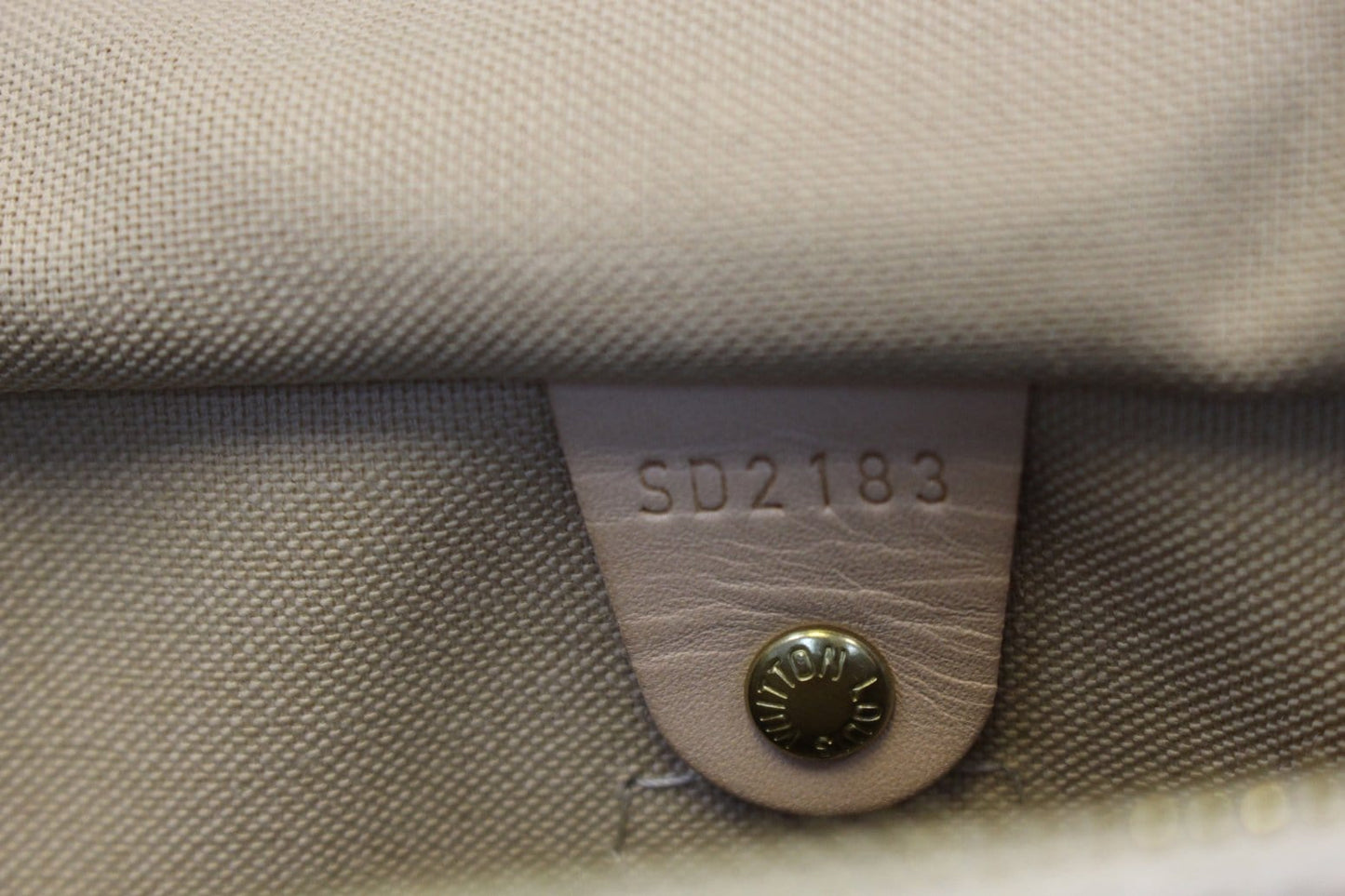 LOUIS VUITTON Damier Azur Speedy 25 Satchel Bag