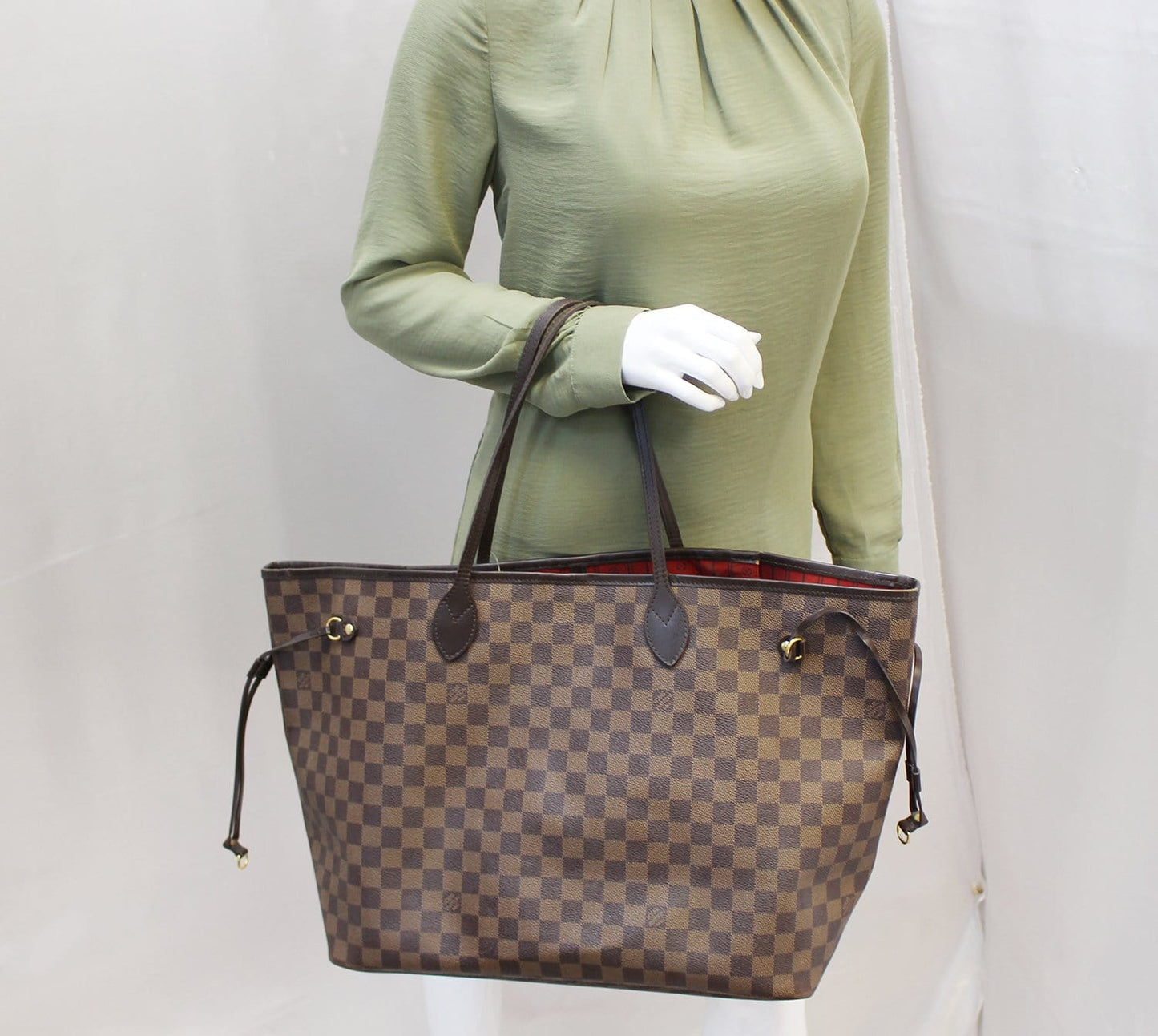 LOUIS VUITTON  Tote Bag Damier Ebene Neverfull GM