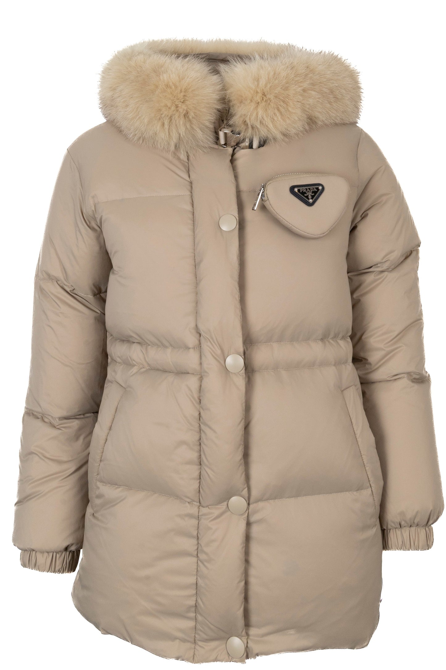 PRADA Puffer Jacket Beige