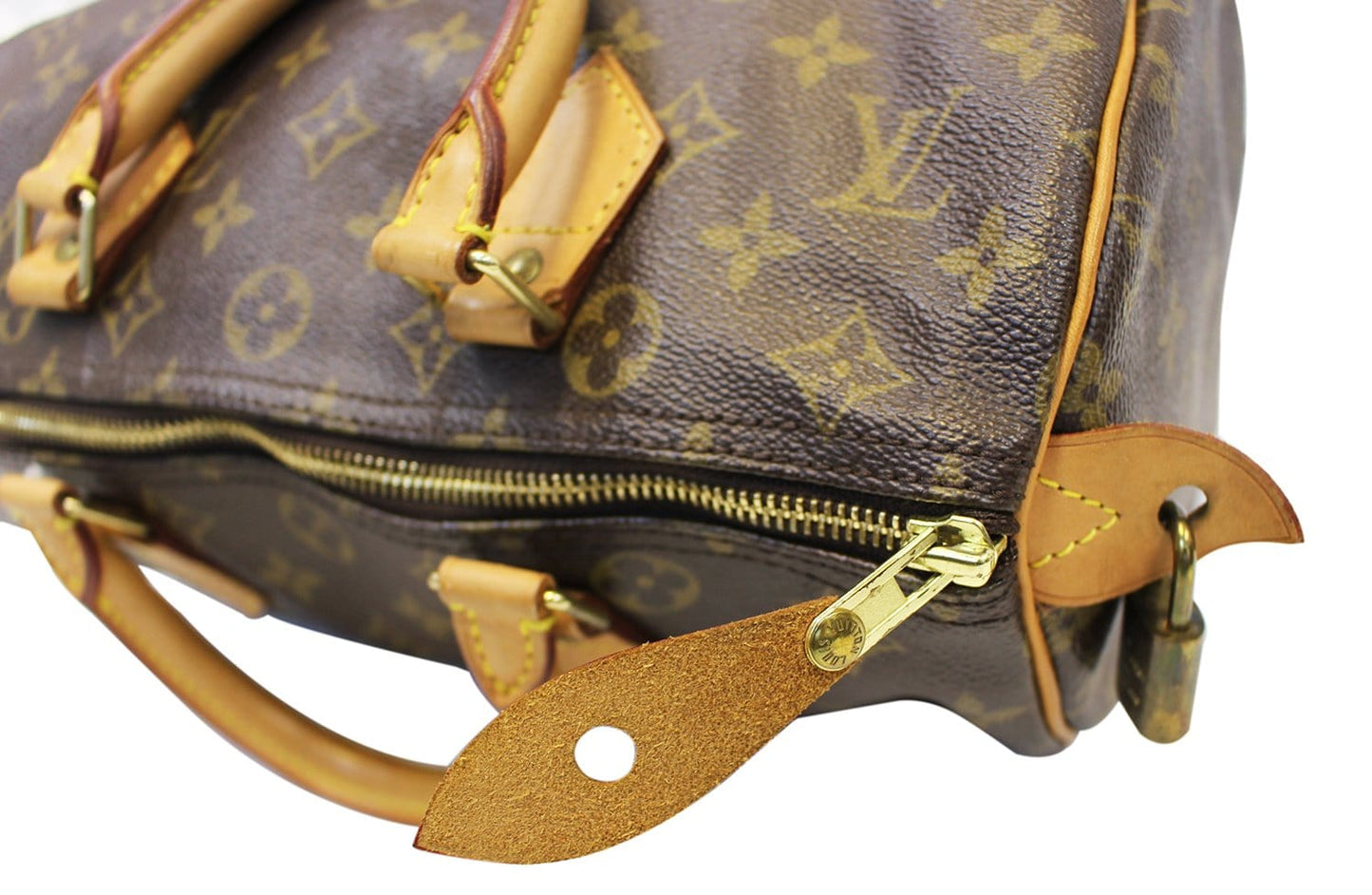 LOUIS VUITTON  Satchel Bag Monogram Canvas Speedy 30 Brown