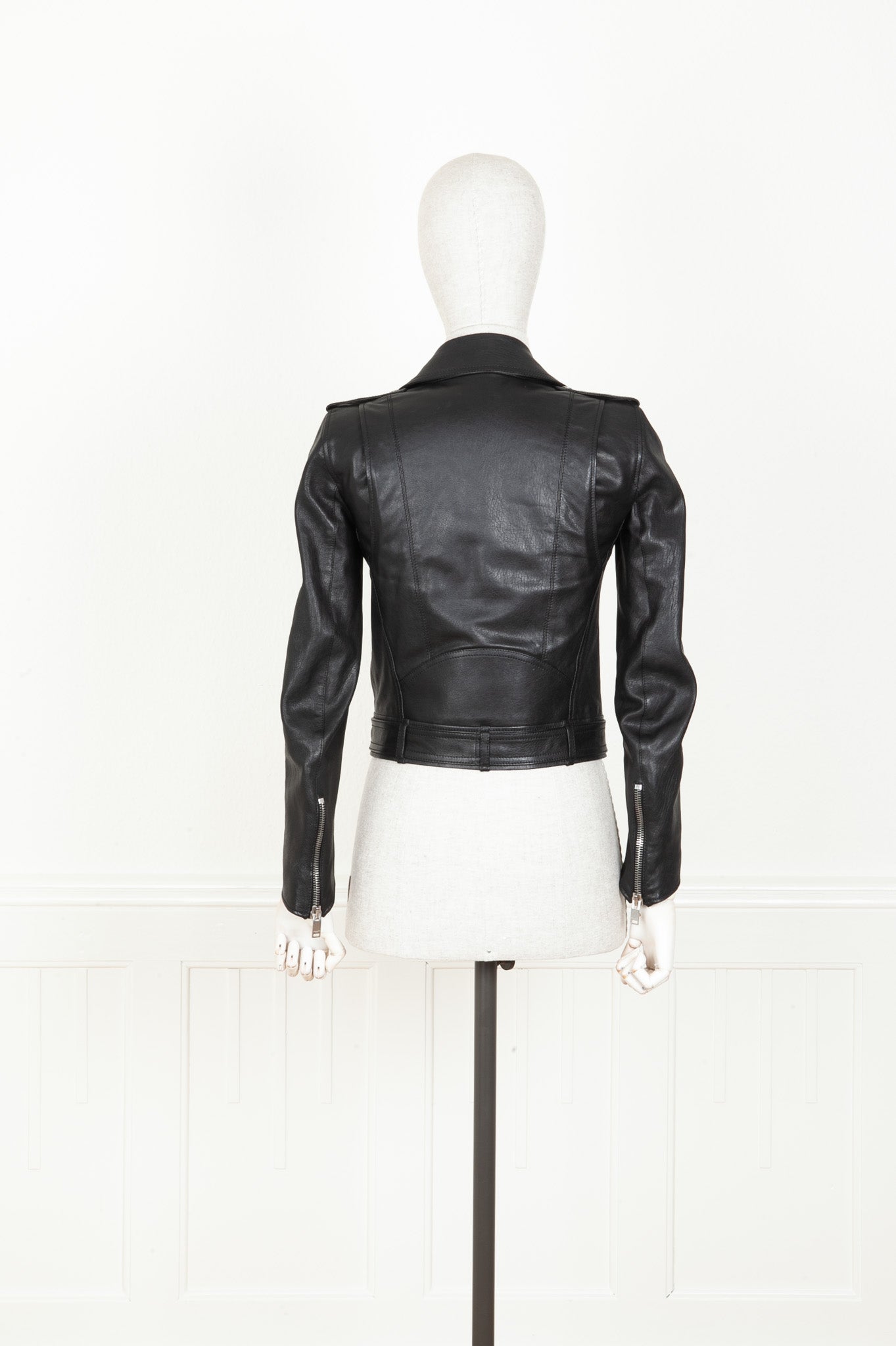 SAINT LAURENT Biker Jacket Black