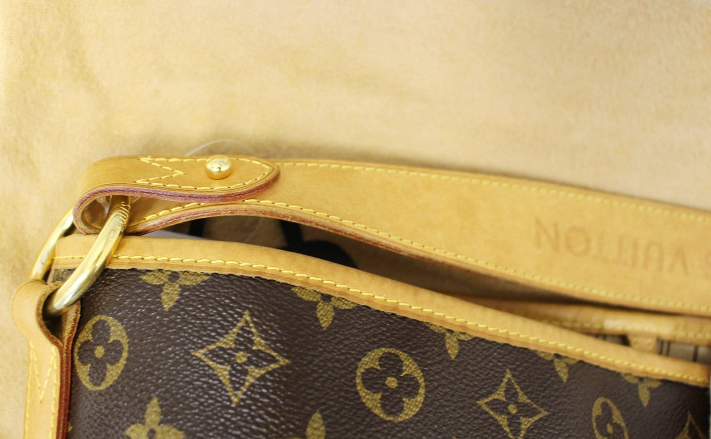 LOUIS VUITTON Monogram Canvas Delightful MM Shoulder Bag