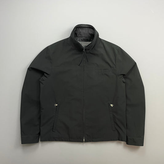 Prada Sport Black 2009 Windstopper Dual Nylon Layer Harrington Jacket